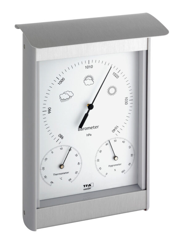 Analogue Outdoor Weather Station Made of Aluminium 20.2045