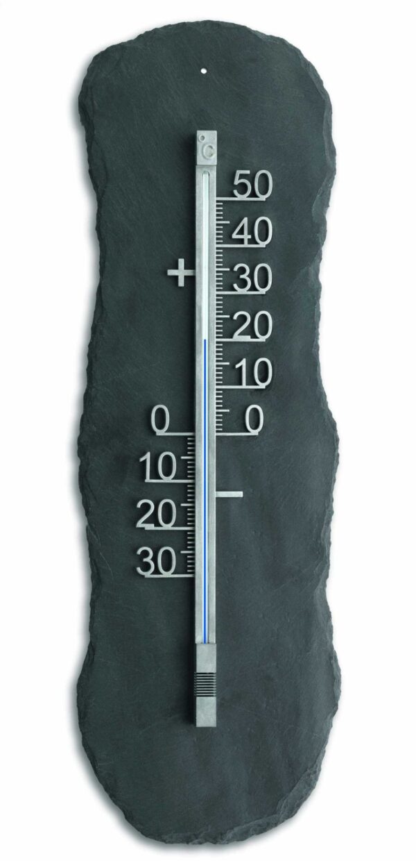 Analogue Outdoor Thermometer Made of Slate 12.5012