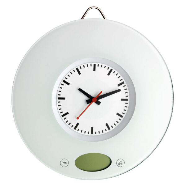 Digital Design Kitchen Scales with Quartz Clock 60.3002