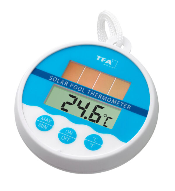 Digital Solar-Powered Pool Thermometer 30.1041