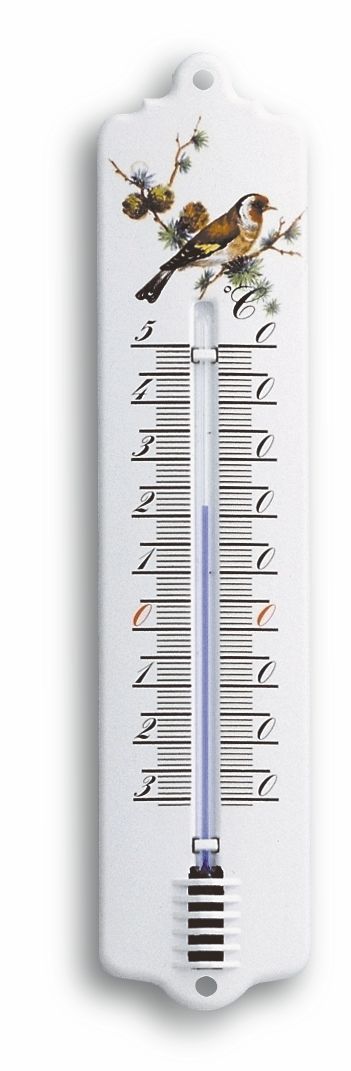 Analogue Indoor-Outdoor Thermometer Made of Metal 12.2010