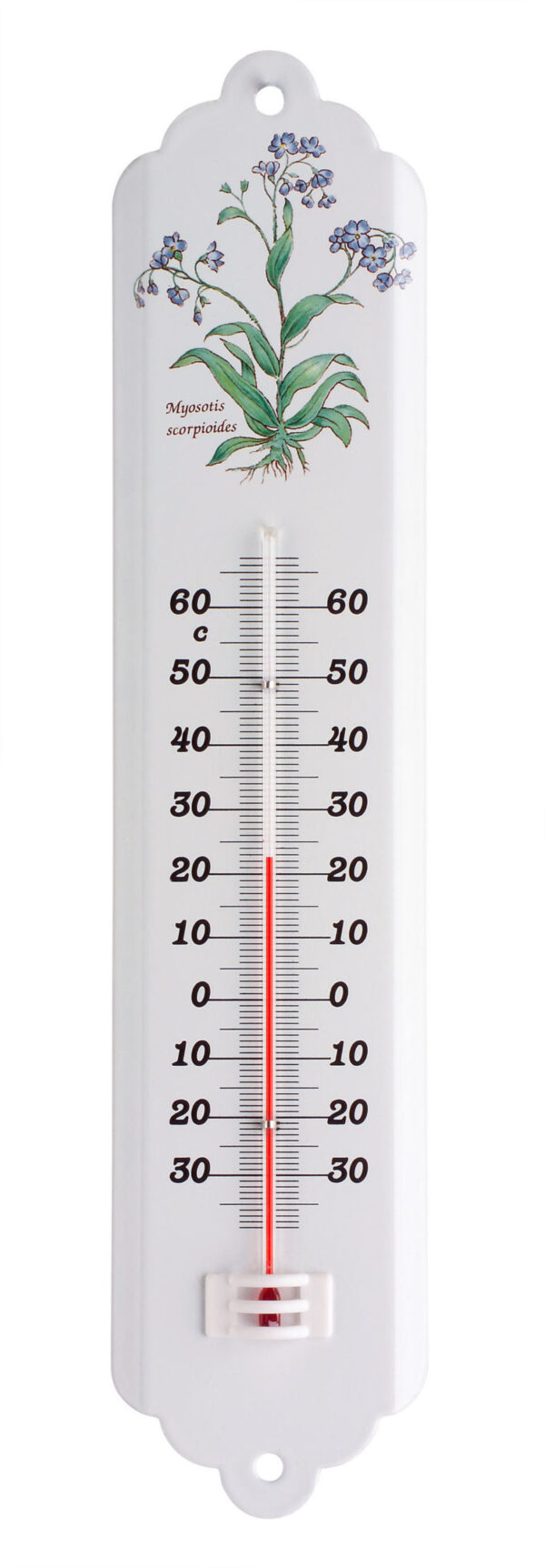 Analogue indoor-outdoor enameled thermometer 12.2013