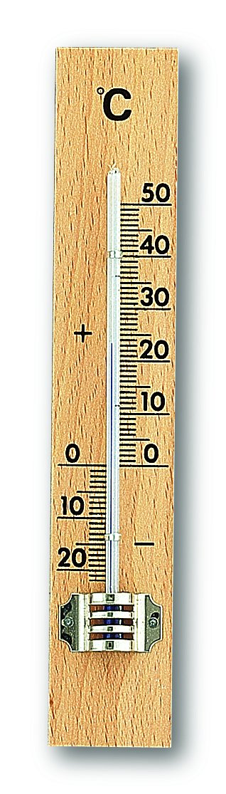 Analogue Indoor Thermometer made of Beech 12.1001