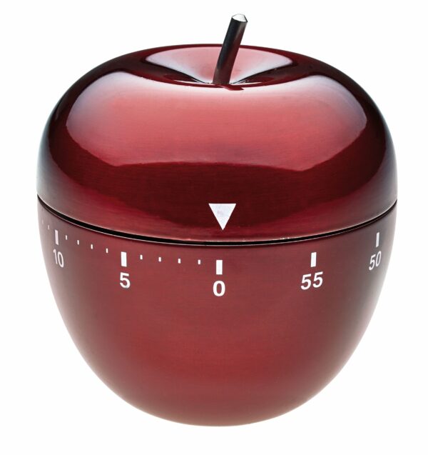 Analogue Kitchen Timer Made of Stainless Steel APPLE 38.1030