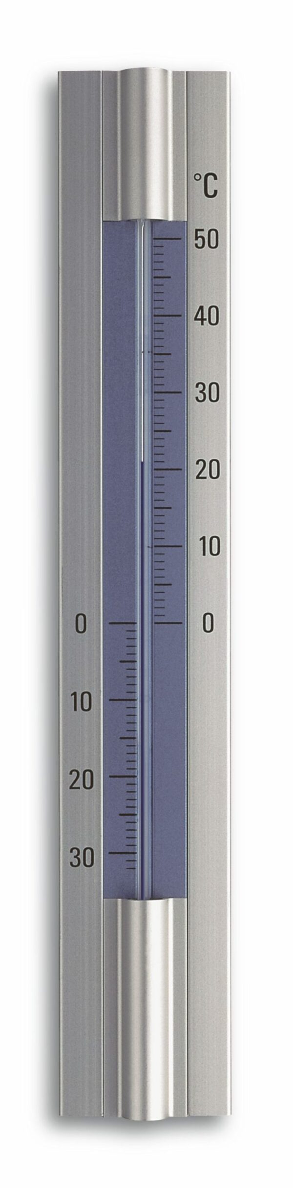 Analogue Indoor-Outdoor Thermometer Made of Aluminium 12.2045