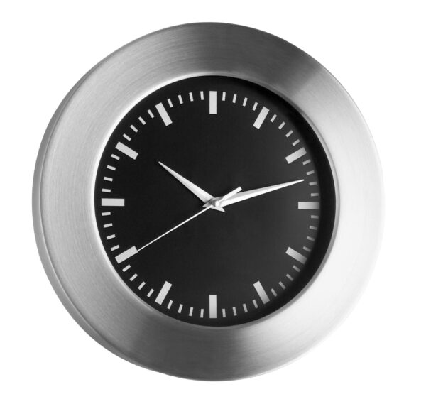 Analogue Wall Clock with Aluminium Frame 98.1048