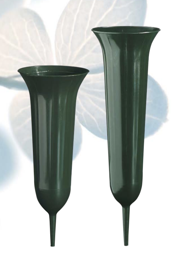 Grave Vase 21 cm dark green 870 021 11