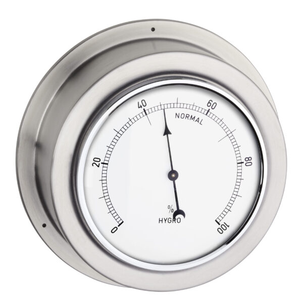 Analogue hygrometer made of stainless steel MARITIM 44.1018