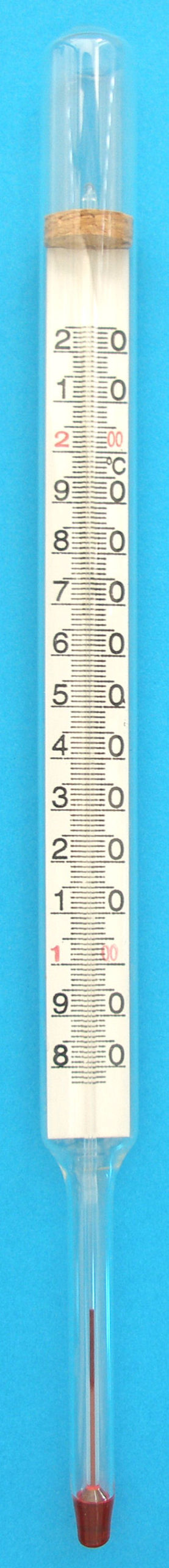 Analogue Replacement Thermometer Made of Glass 14.1020