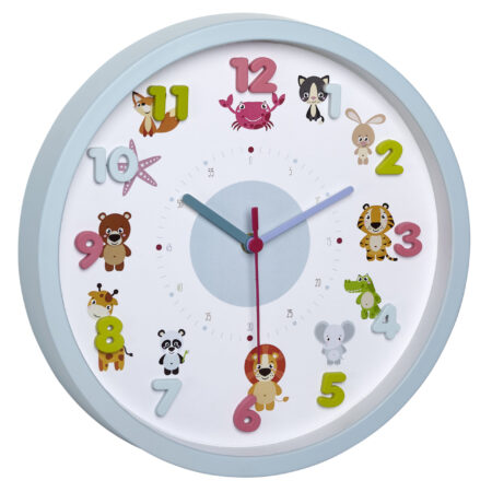 Children&apos;s Wall Clock LITTLE ANIMALS | LITTLE MONSTERS 60.3051