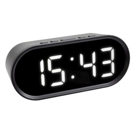 Digital Alarm Clock with LED Digits 60.2025