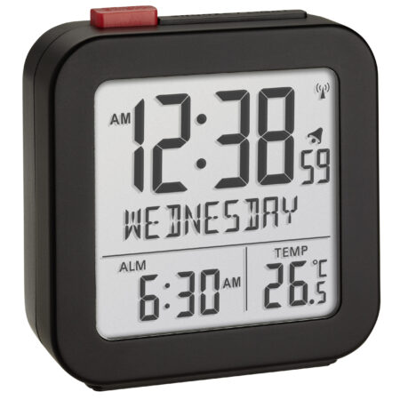 Digital radio-controlled alarm clock 60.2558