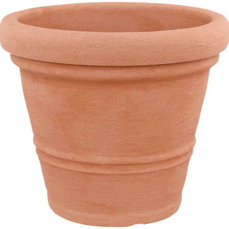 Milano pot 30 cm Textured Terracotta 110 030 37