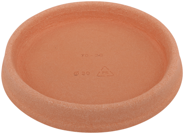 Marcella Saucer 22 cm Textured Terracotta 124 022 37