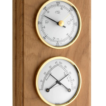 Analogue Weather Station Made of Solid Wood 20.1087