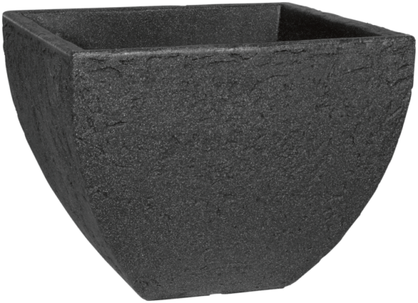 Stone Pot square 40 cm anthracite 167 040 38