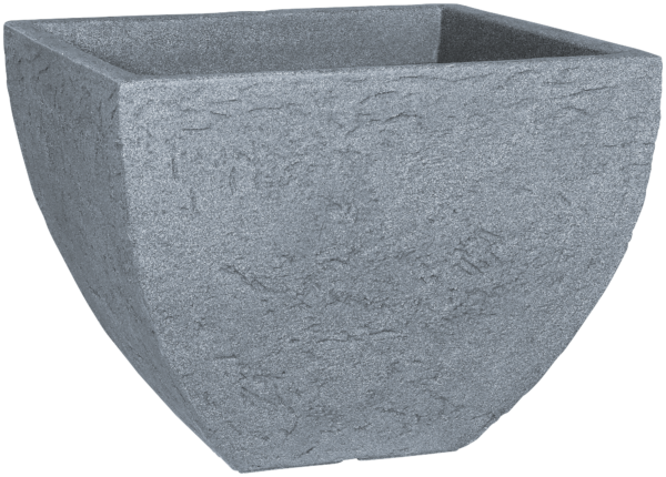 Stone Pot square 40 cm concrete colour 167 040 58