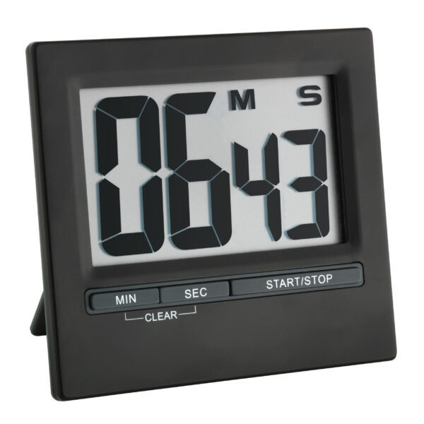 Digital Timer and Stopwatch with Aluminium Surface 38.2013