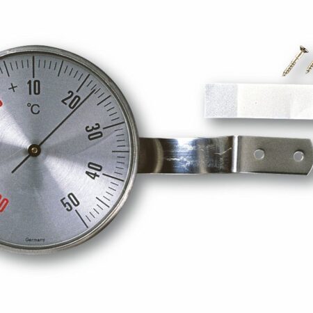 Analogue Window Thermometer Made of Stainless Steel 14.5001