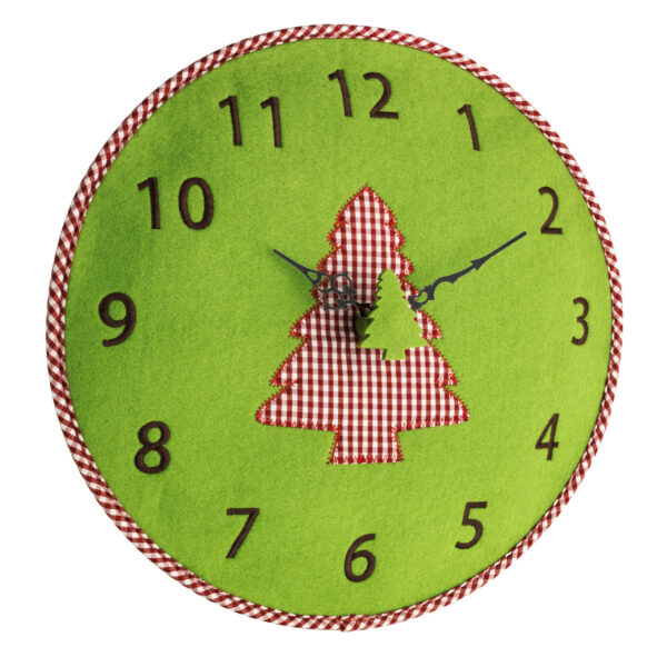 Analogue Felt Wall Clock 60.3025