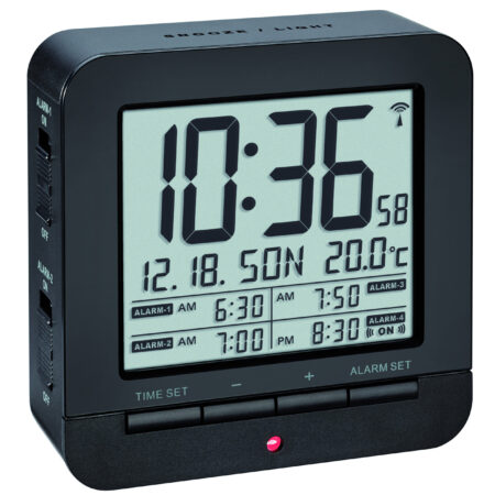 Digital Radio-Controlled Alarm Clock with Temperature 60.2536