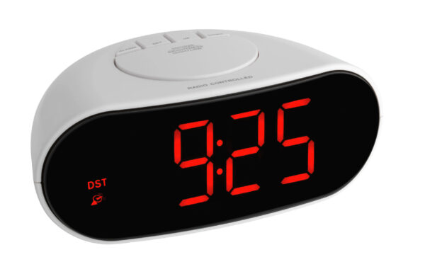 Digital Radio-Controlled Alarm Clock with Luminous Digits 60.2505