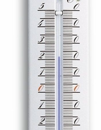 Analogue Indoor-Outdoor Thermometer Made of Metal 12.2010