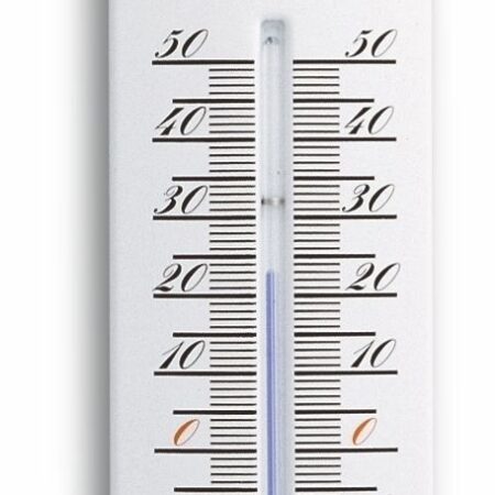 Analogue Indoor-Outdoor Thermometer Made of Metal 12.2011