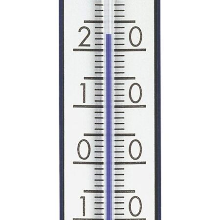 Analogue indoor-outdoor thermometer made of aluminium 12.2047