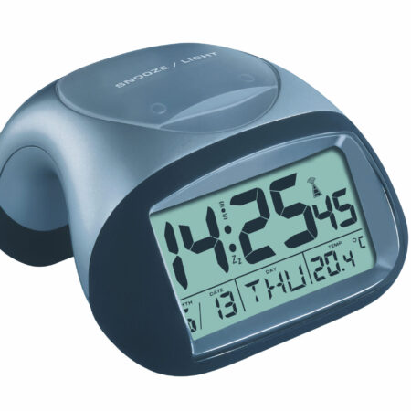 Digital Radio-controlled Alarm Clock in Modern Design RING RING 98.1017