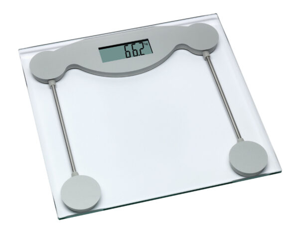 Digital Bathroom Scales Made of Glass LIMBO 50.1005