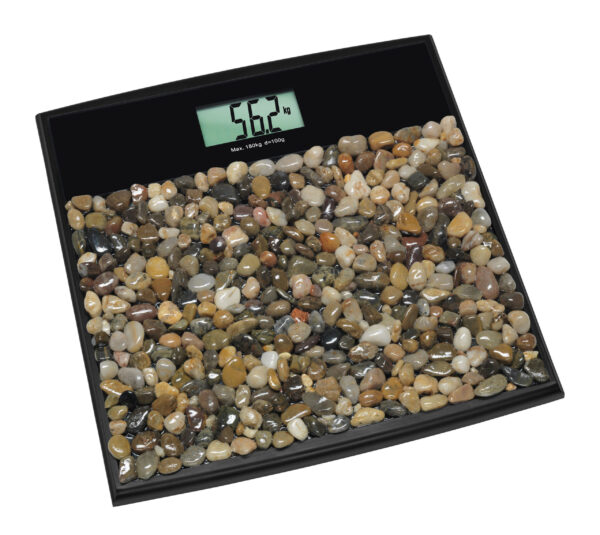 Digital Bathroom Scales with Pebbles ROCK 'N' ROLL 50.1007