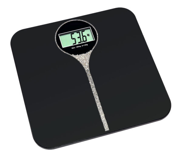 Digital Bathroom Scales with Sparkling Stones CHARLSTON 50.1008