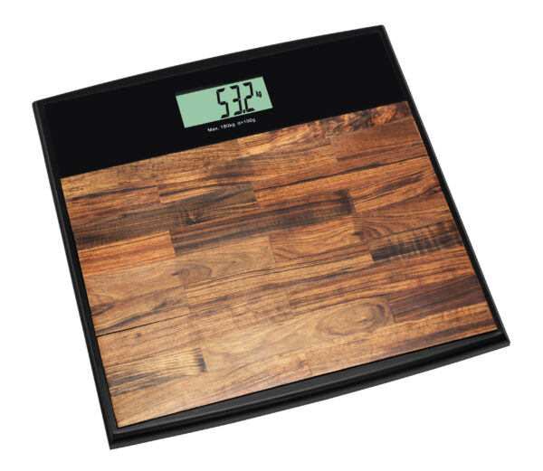 Digital Bathroom Scales with Wooden Platform BOSSA NOVA 50.1009