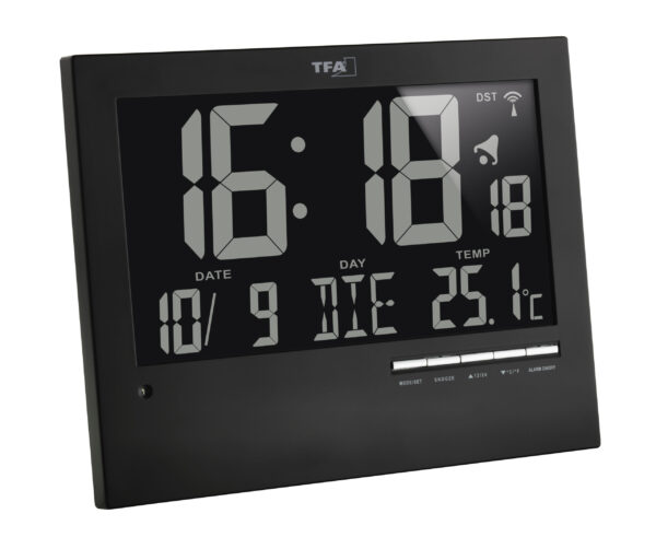 Digital Radio-Controlled Clock with Automatic Backlight 60.4508