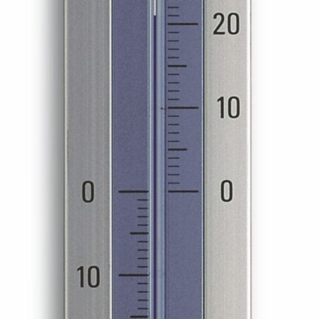 Analogue Indoor-Outdoor Thermometer Made of Aluminium 12.2045