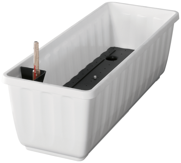 Aqua Flor Self-watering flower box incl. float box 60 cm white 801 060 10