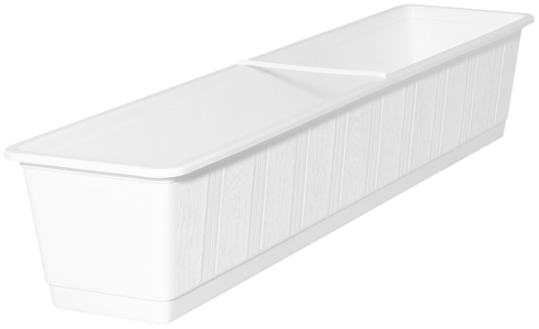 Aqua Flor Self-watering flower box incl. float box 80 cm white 801 080 10