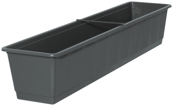 Aqua Flor Self-watering flower box incl. float box 80 cm anthracite 801 080 38