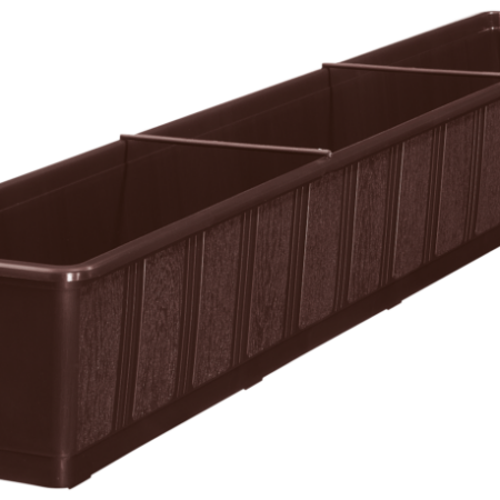 Standard flower box 100 cm brown 803 100 08