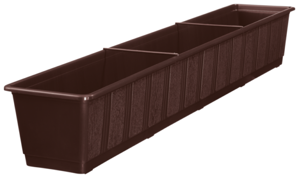 Standard flower box 100 cm brown 803 100 08