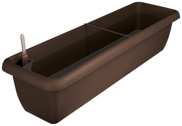 AQUA Andalucia self-watering flower box incl. float 60 cm brown 828 060 08