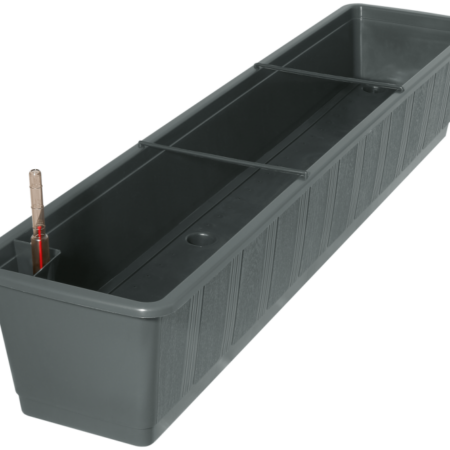 Aqua Green Self-watering flower box incl. float Case m. WAZ 100 cm anthracite 837 100 38